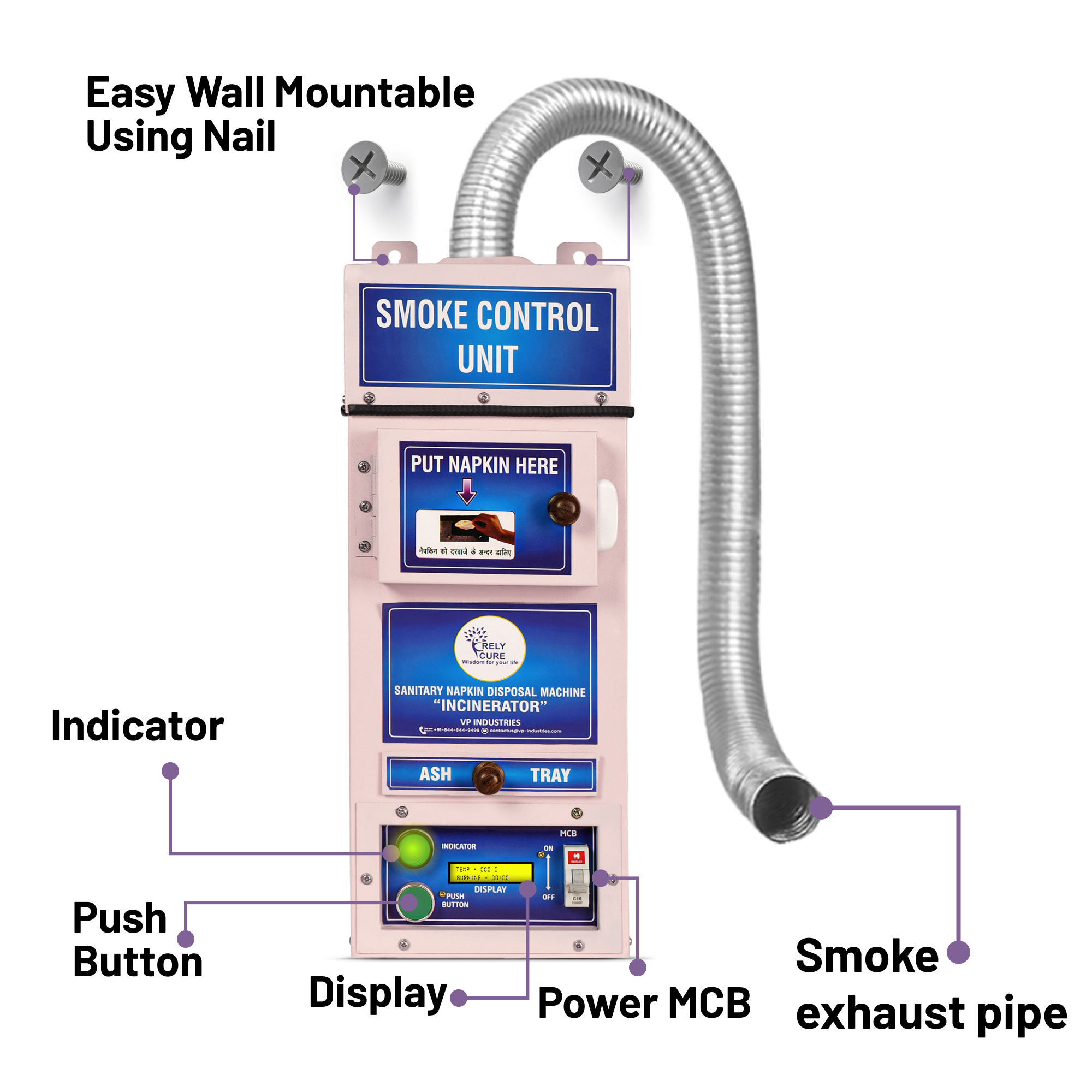 incinerator-with-inbuilt-smoke-control-burning-capacity-100-pads